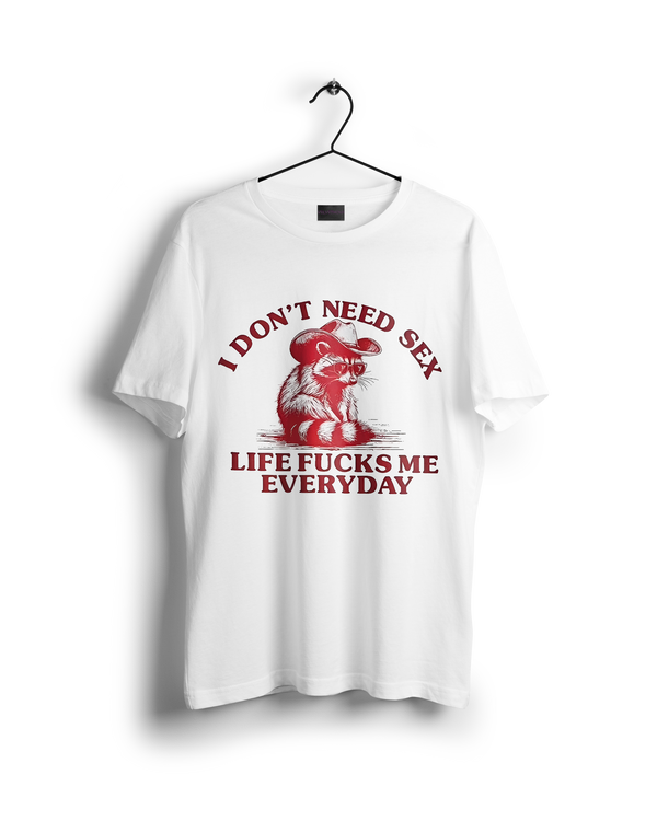 Life F*k Me Everyday Oversized T-shirt (On Sale)