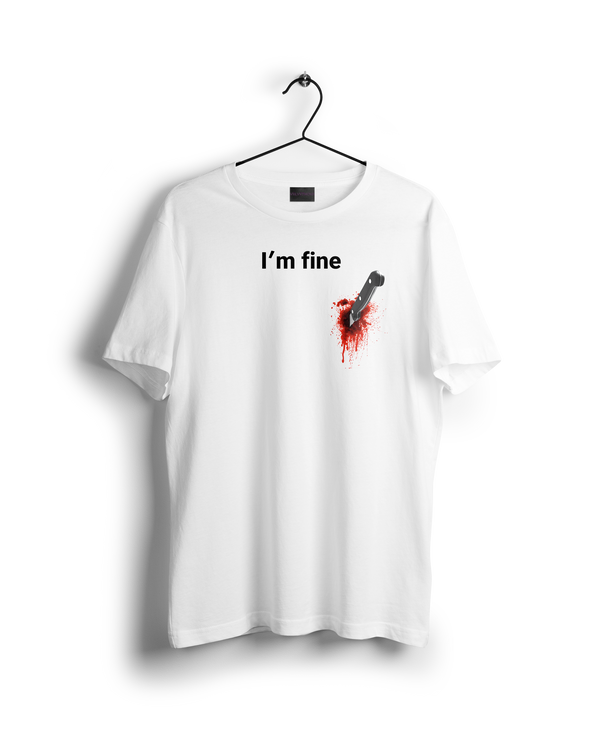 I'm Fine Knife T-shirt (On Sale)
