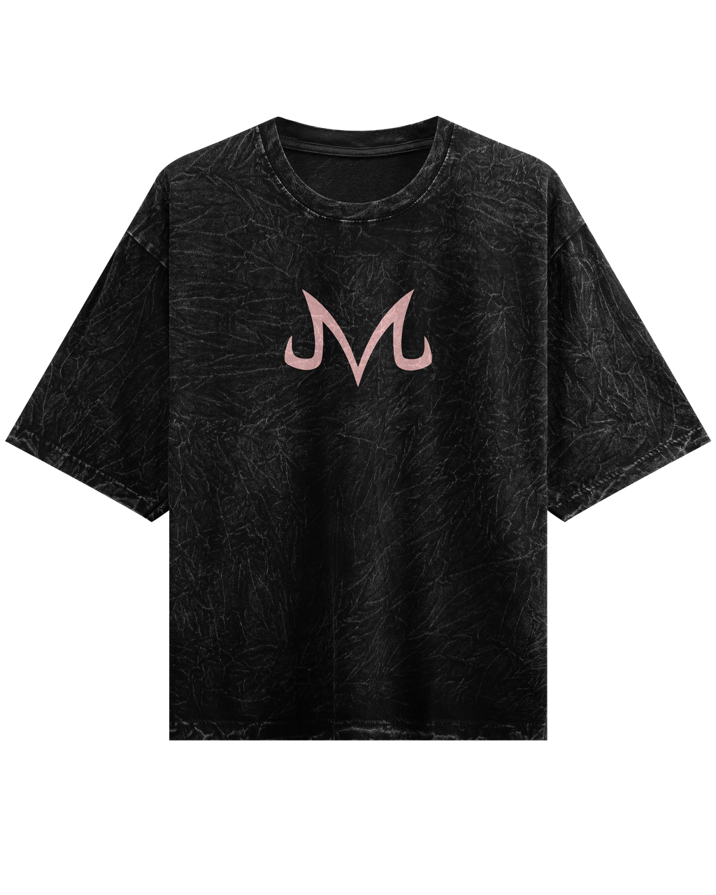 Majin Vegeta Acid Wash Oversized T-shirt