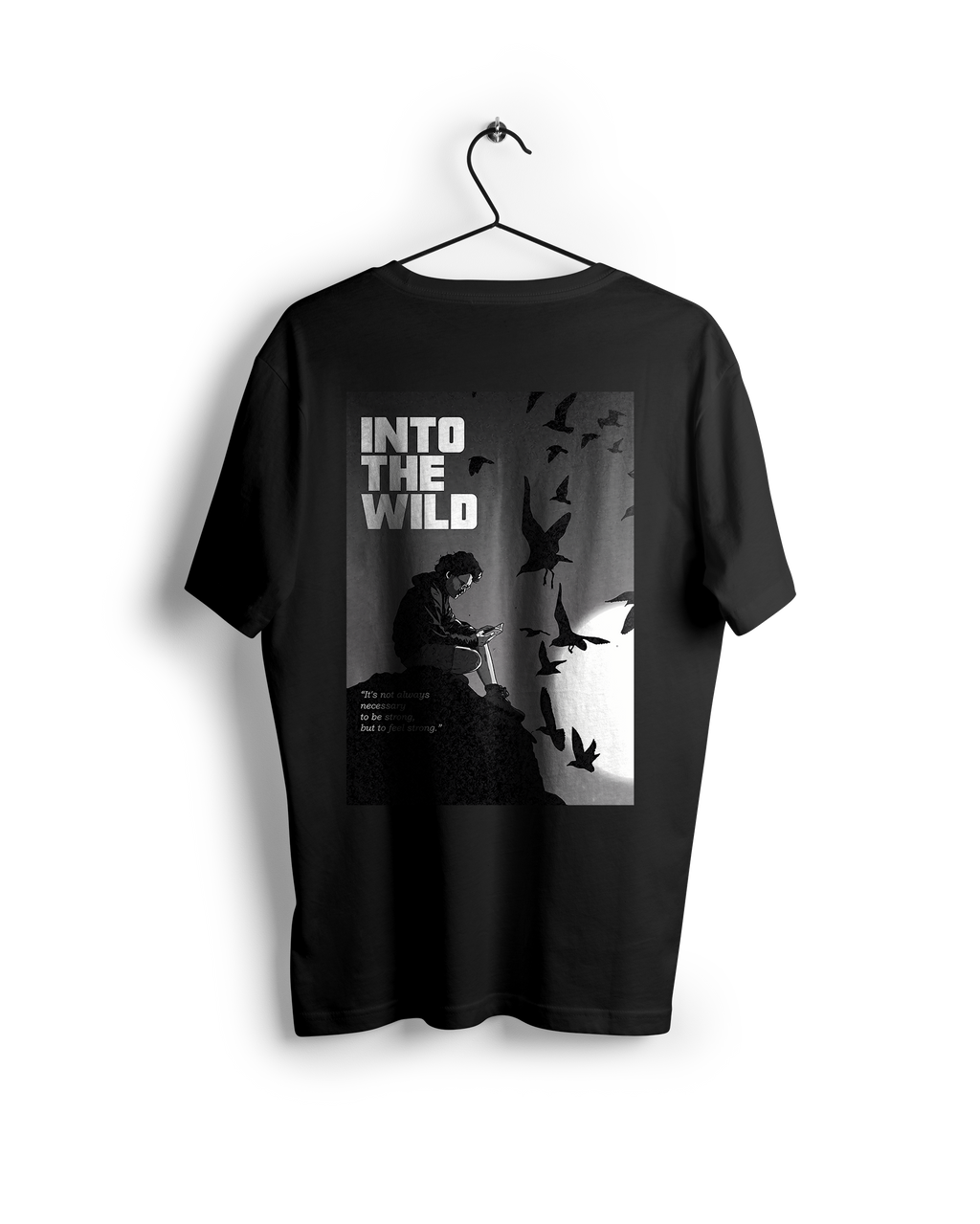 Into The Wild Front Back Oversized Tshirt