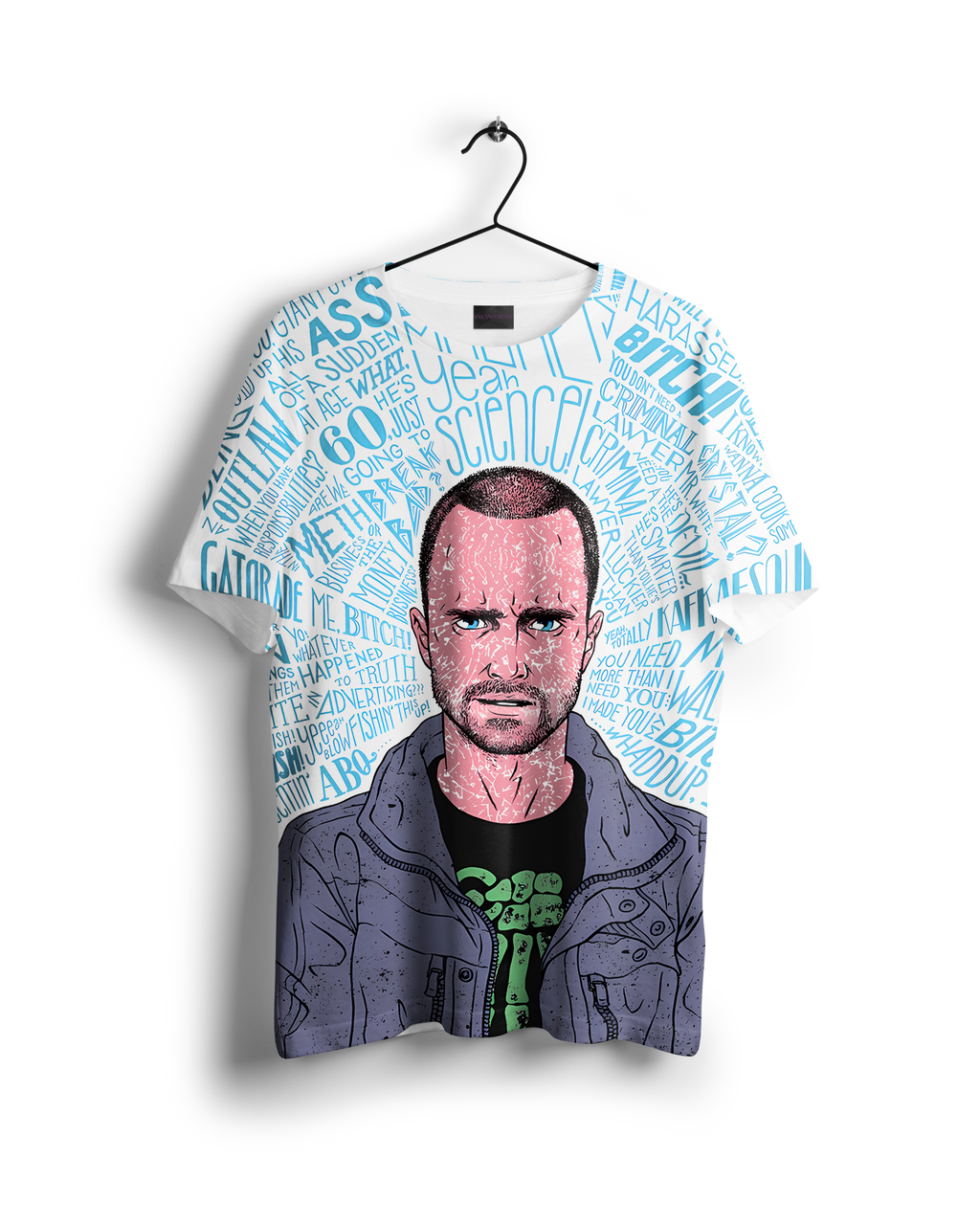 Jesse Pinkman : Breaking Bad All Over Print Oversized T-shirt
