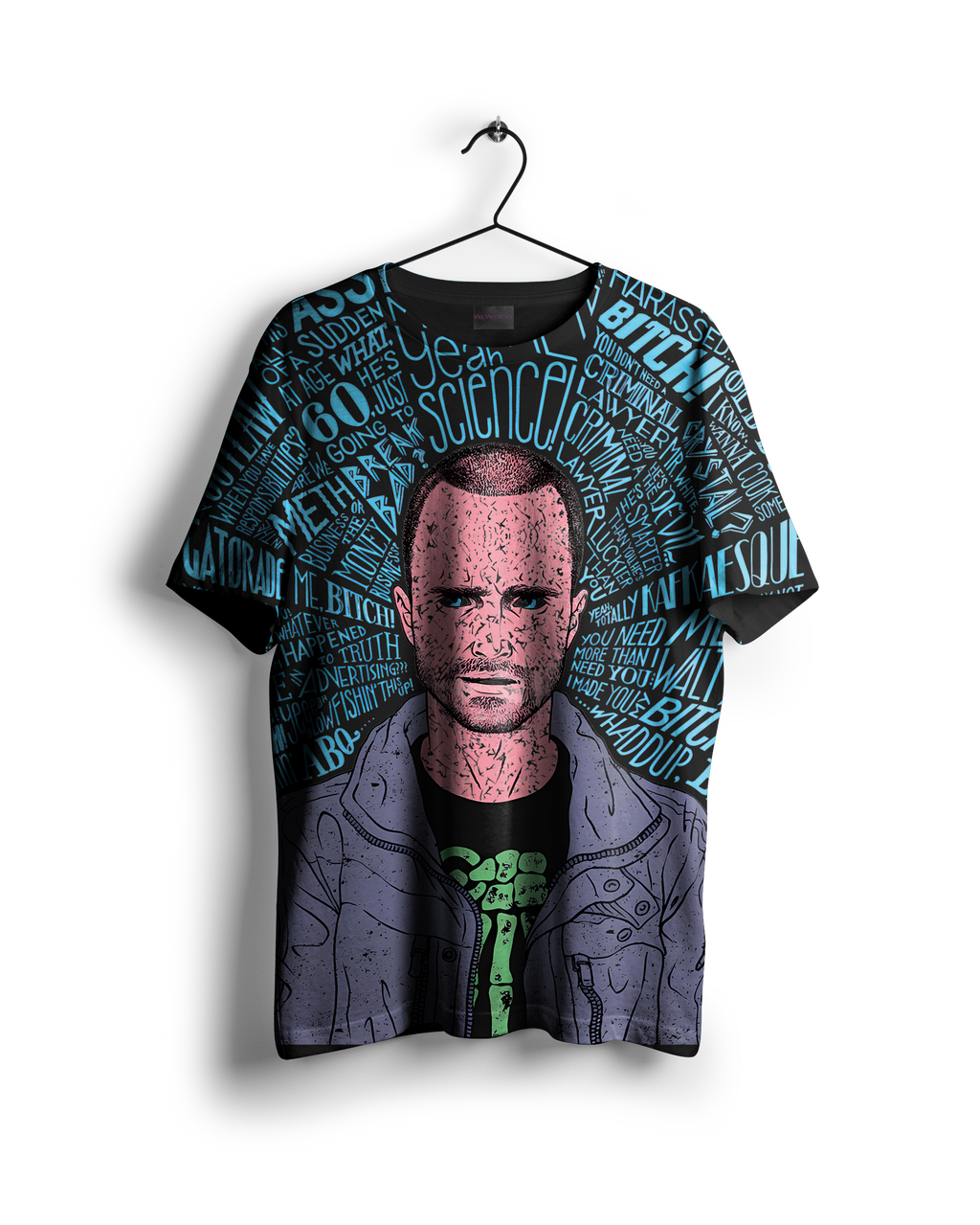Jesse Pinkman : Breaking Bad All Over Print Oversized T-shirt