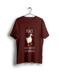 Peace was never an option Oversized T-shirt