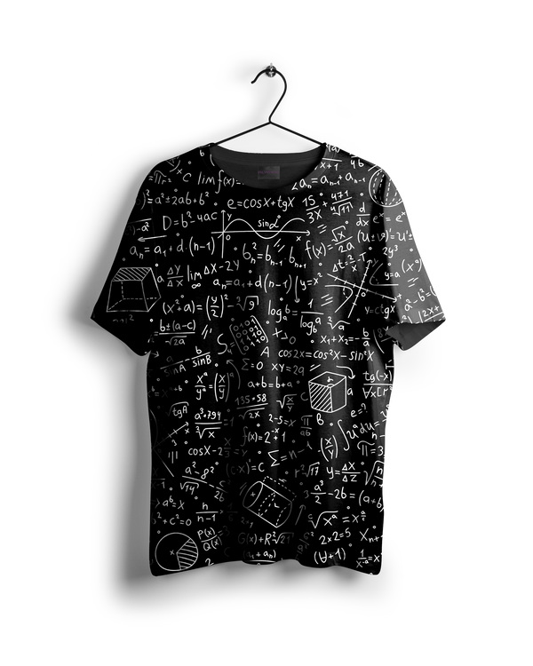 Nerdy Maths Equations Oversized T-shirt