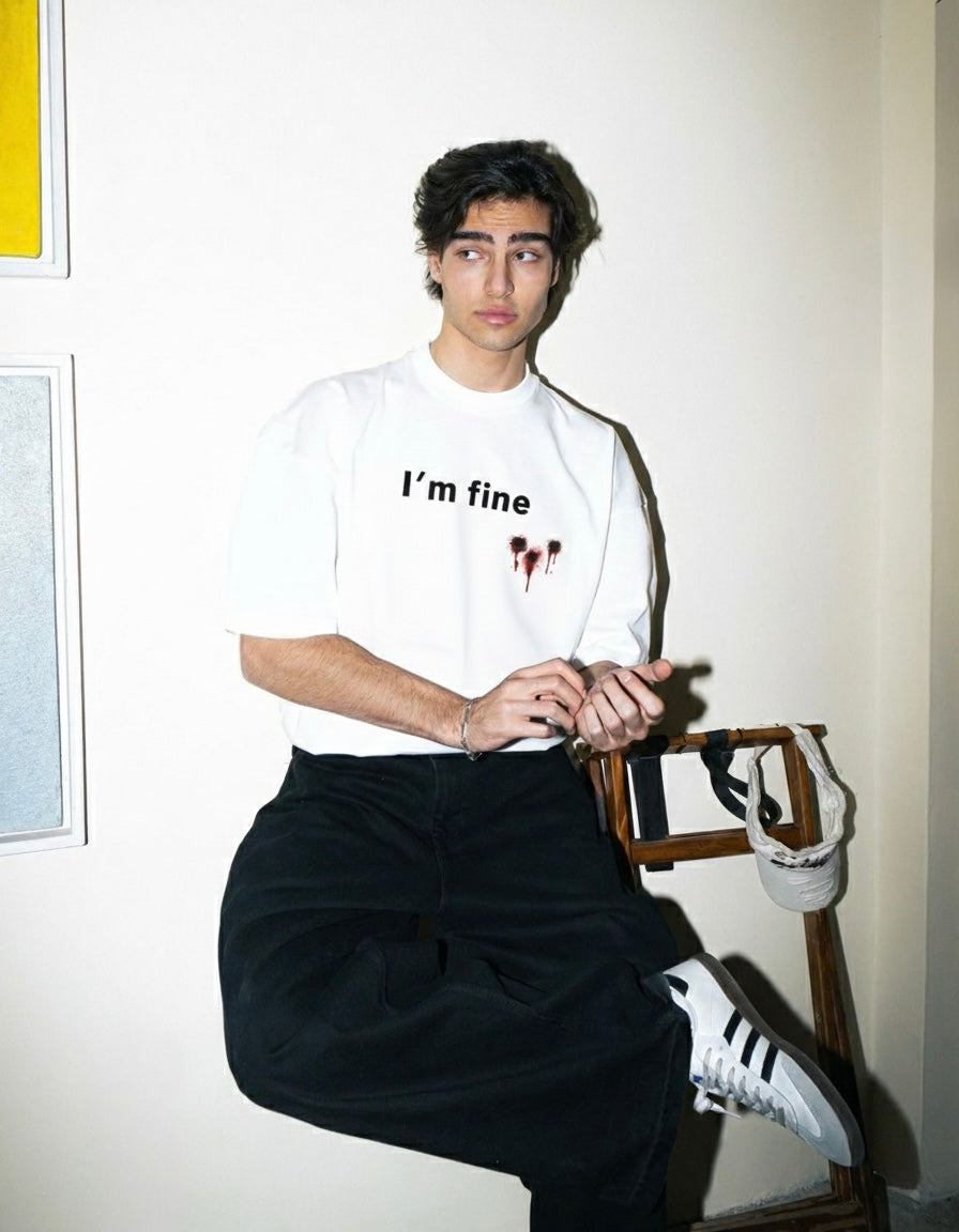 I'm Fine Multiple Gunshots T-shirt (On Sale)