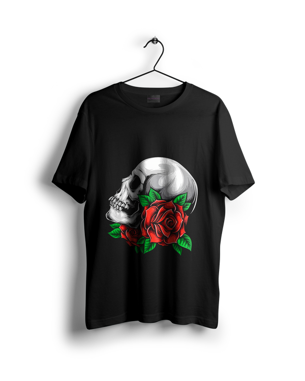 Rose Skull Oversized T-shirt